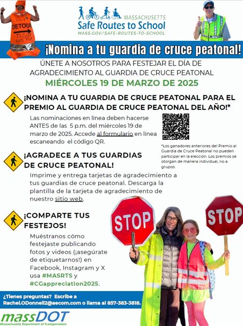 Nomina a tu guardia de cruce peatonal!
